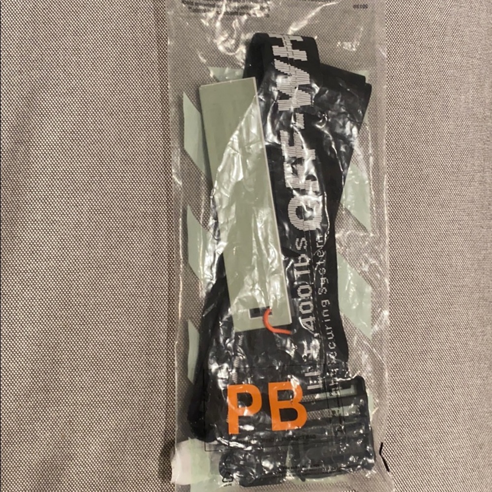 Off White Industrial Belt